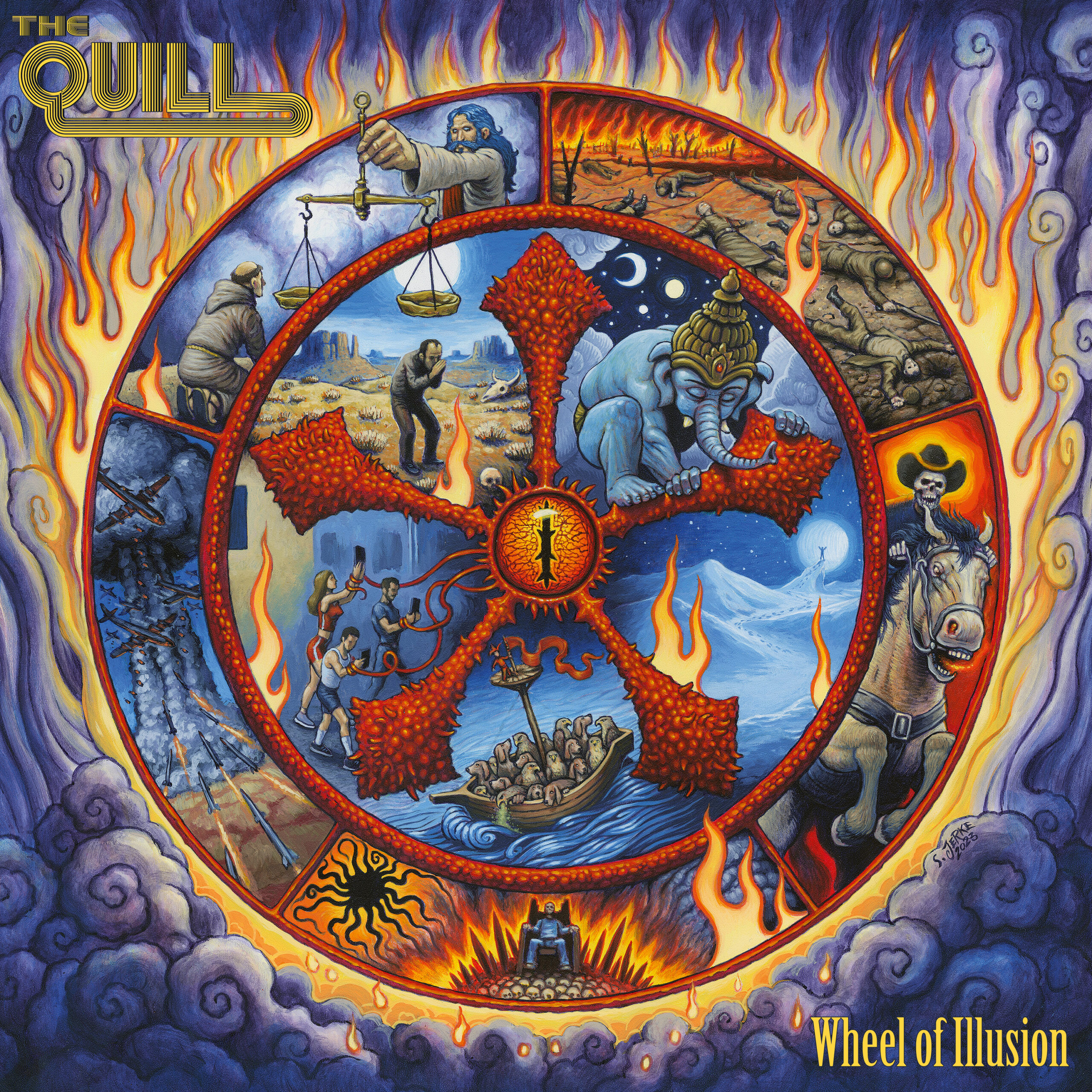 the quill wheel of illusion front cover hi res